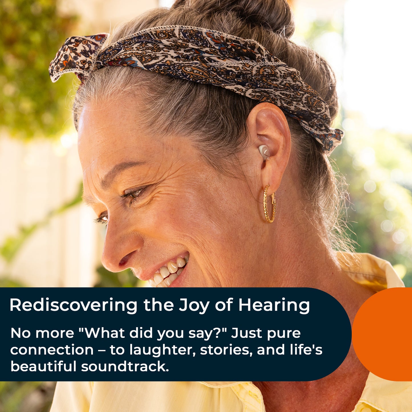 Invisible In-Ear Hearing Aid with One Button Control